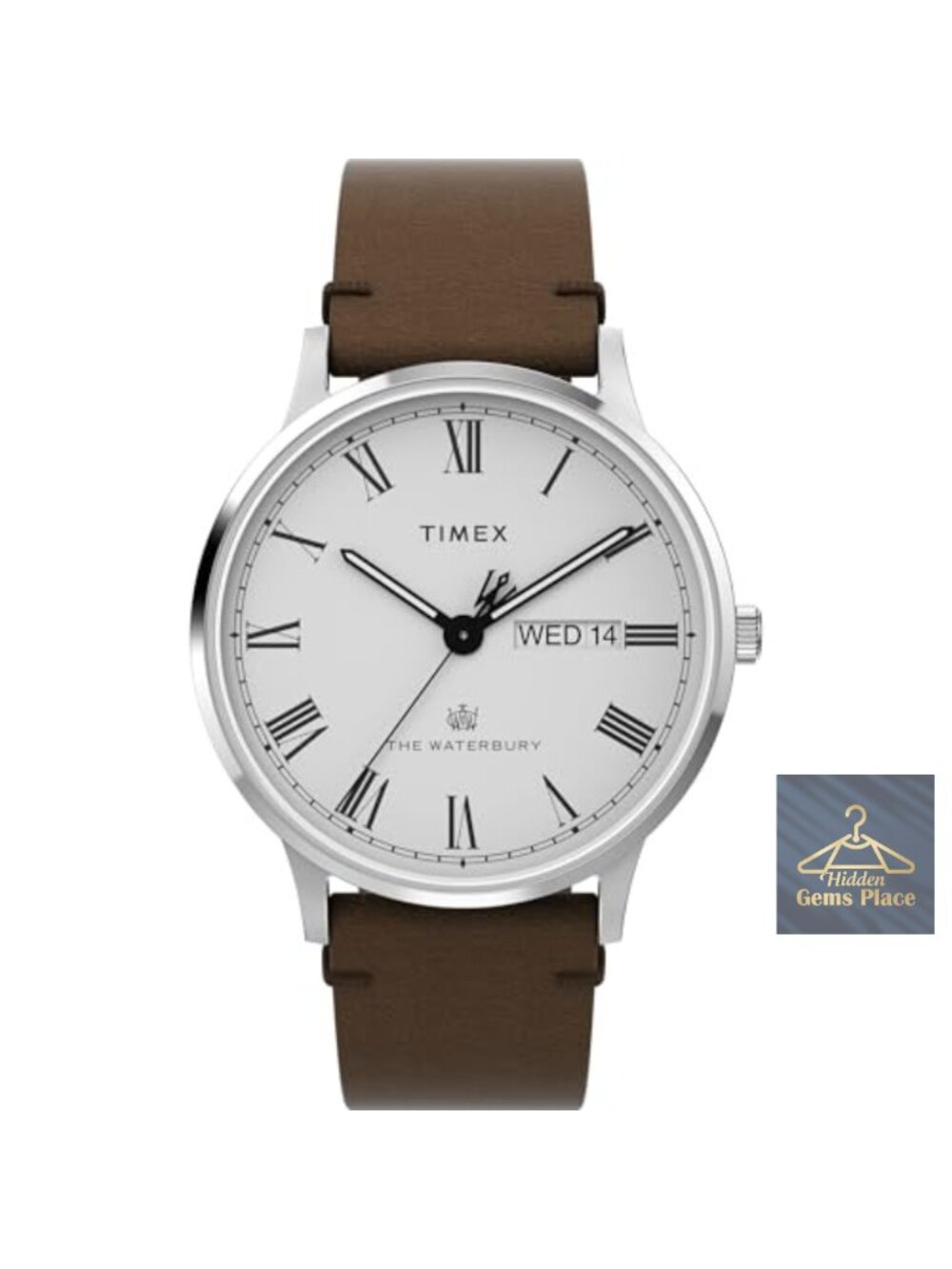 Timex Men's Waterbury Classic 40mm Stainless Steel Case Quartz Watch Brown
